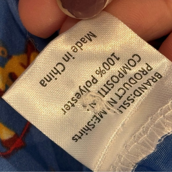 Kids Blue Pajamas with Fun Print - Picture 5 of 8